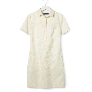 Banana Republic Cream Floral Mini Dress